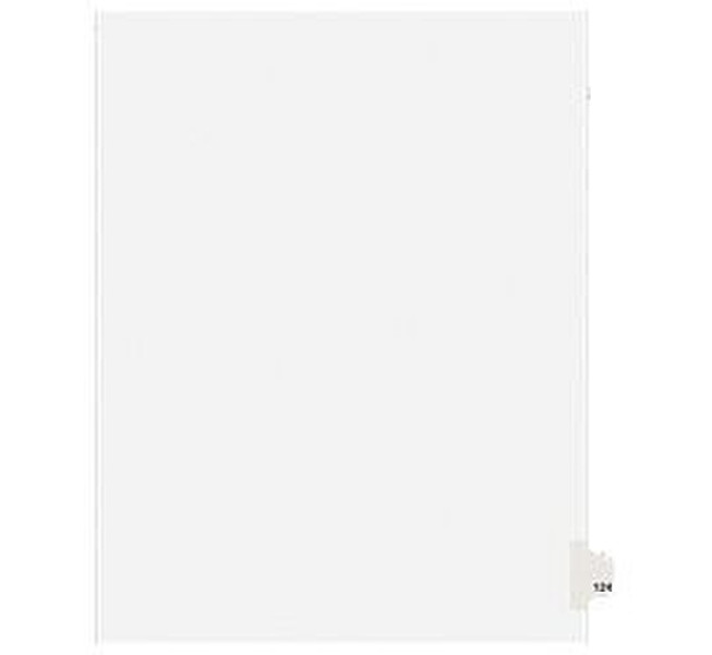 Avery 01124 White 25pc(s) divider