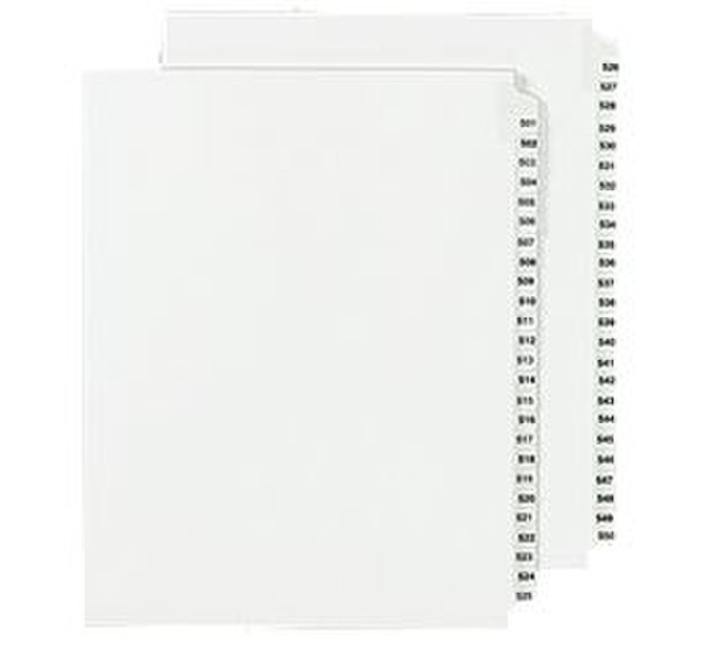 Avery 01350 White 50pc(s) divider