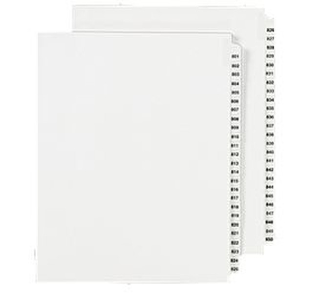 Avery 01356 White 50pc(s) divider