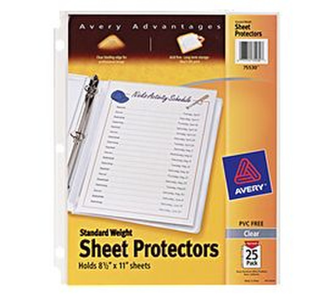 Avery 75530 215 x 280 mm Polypropylene (PP) 2pc(s) sheet protector