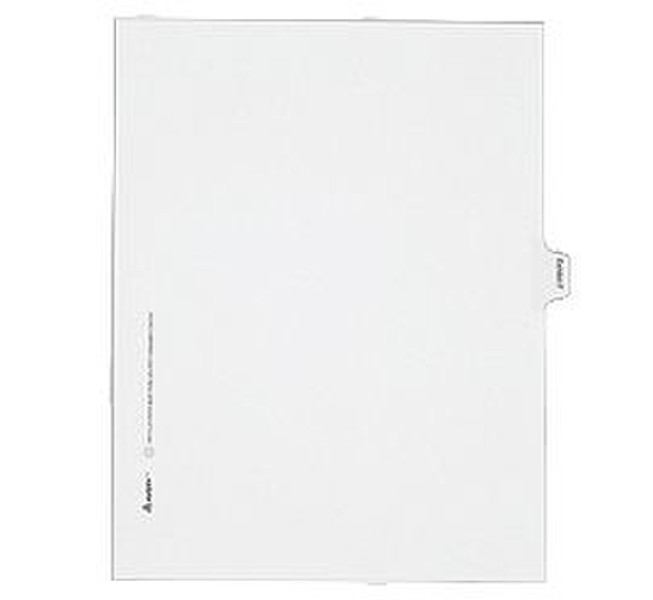 Avery 82112 White 25pc(s) divider