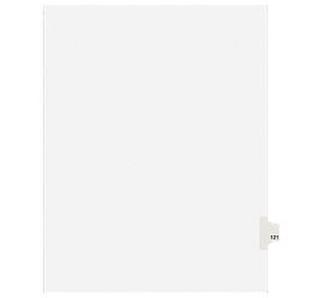 Avery 01121 White 25pc(s) divider