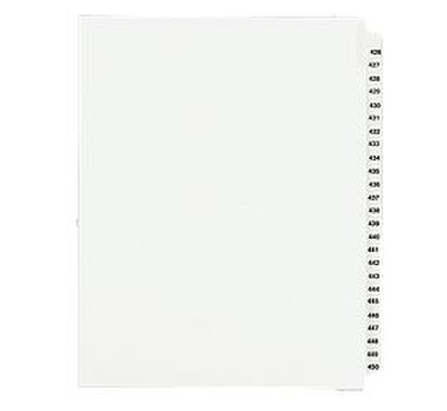 Avery 01347 White 25pc(s) divider