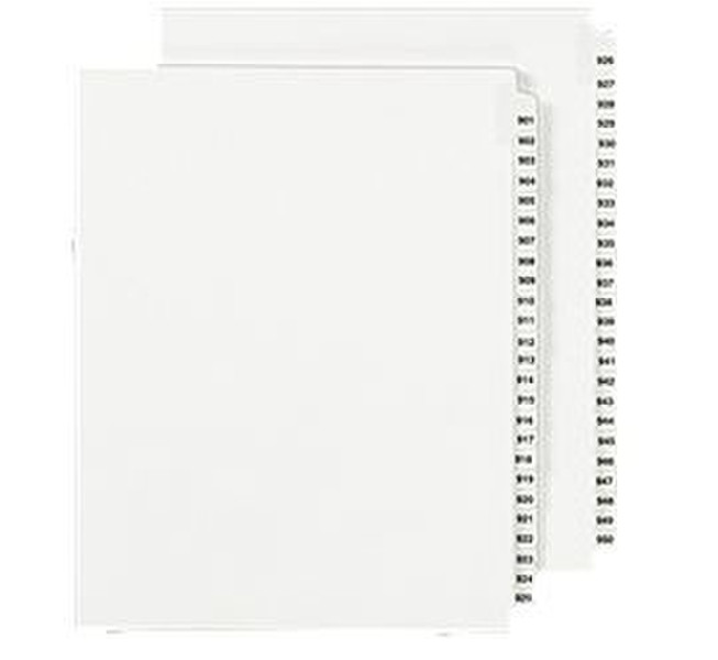 Avery 01358 White 50pc(s) divider