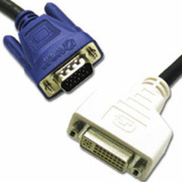 C2G 3m DVI-A Female to HD15 VGA Male Analog Extension Cable 3m VGA (D-Sub) Black