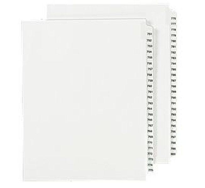 Avery 01355 White 50pc(s) divider