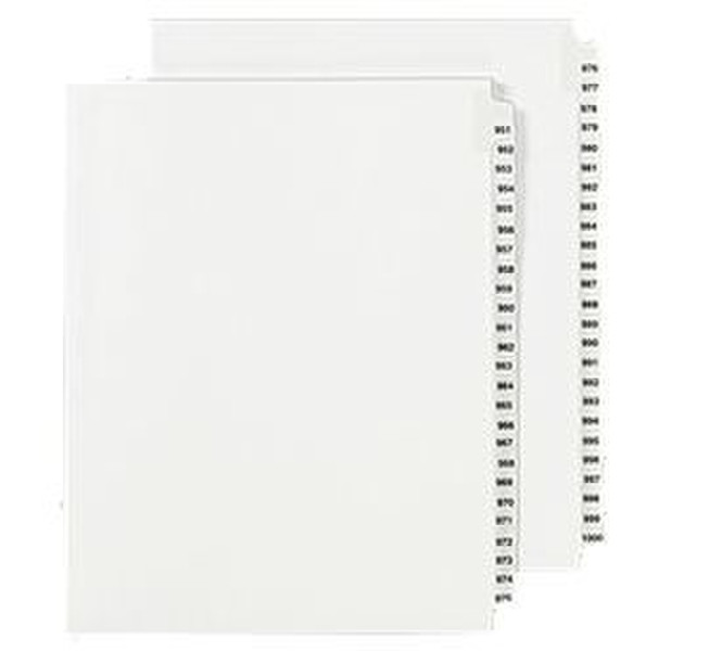 Avery 01359 White 50pc(s) divider