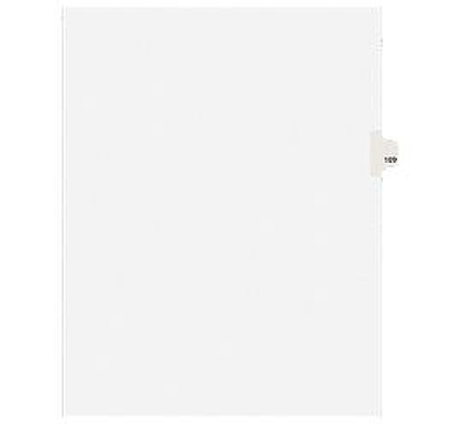 Avery 01109 White 25pc(s) divider