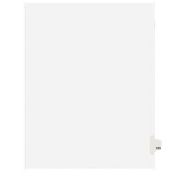 Avery 01123 White 25pc(s) divider