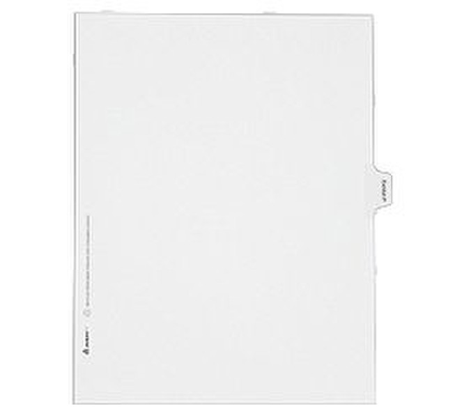 Avery 82122 White 25pc(s) divider