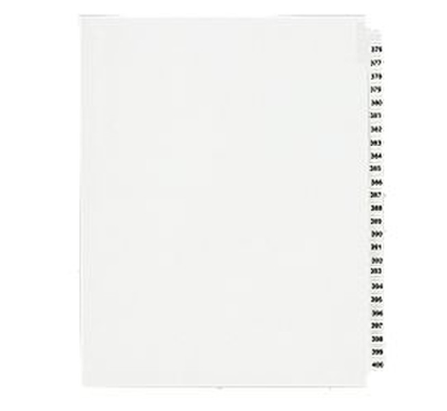 Avery 82322 White 25pc(s) divider