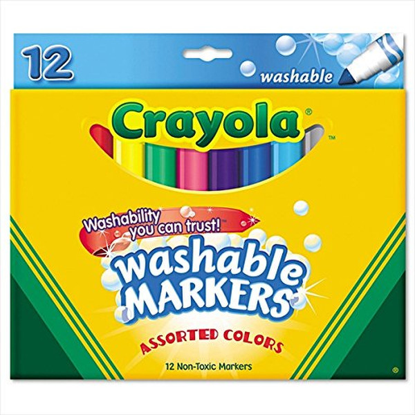 Crayola 58-7812 Тонкий наконечник 12шт маркер