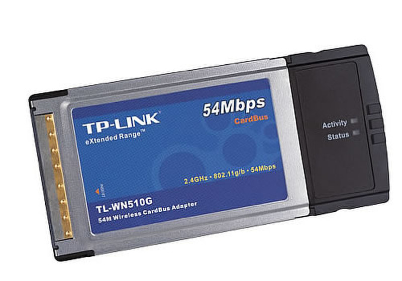 TP-LINK 54Mbps eXtended Range™ Wireless CardBus Adapter 54Mbit/s Netzwerkkarte