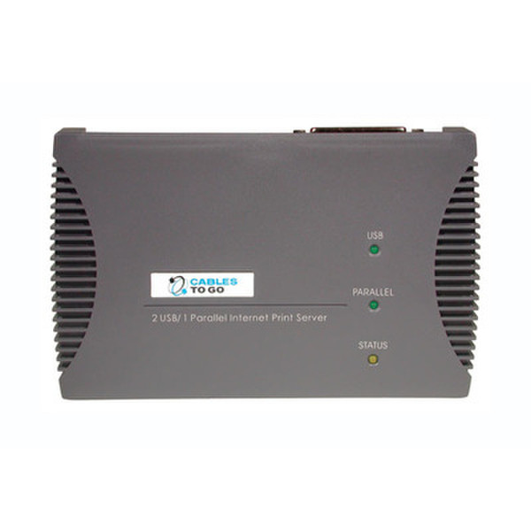 C2G Jetlan 3200 USB 2.0 10/100 Print Server 3-Port Ethernet-LAN Druckserver