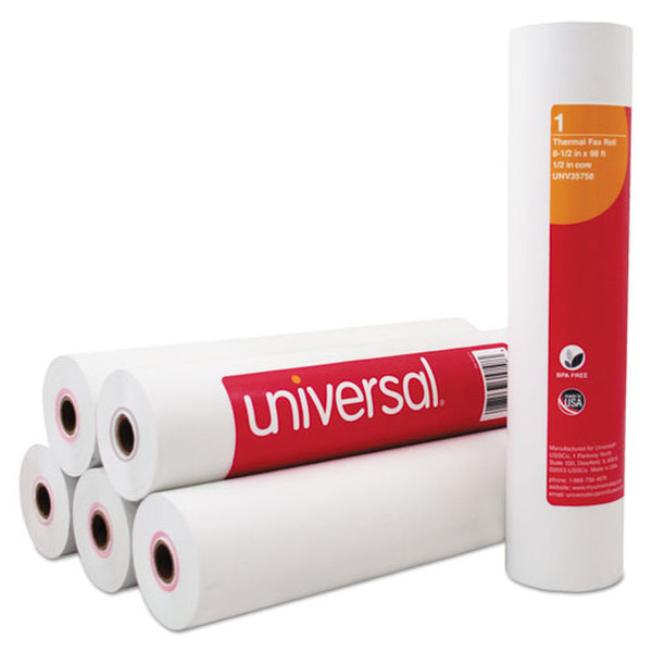 Universal UNV35758 6pc(s) 216mm 29.9m fax paper