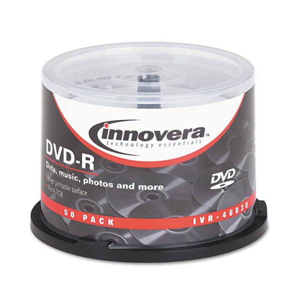Innovera IVR46830 4.7ГБ DVD-R 50шт чистый DVD