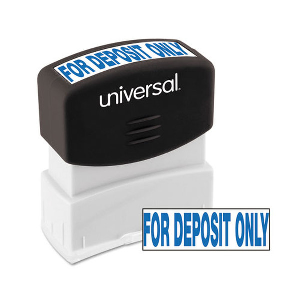 Universal UNV10056 Pre-Inked Message stamp Firmenstempel