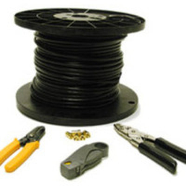 C2G 250ft RG6 Dual Shield Coaxial Cable Installation Kit 75m coaxial cable