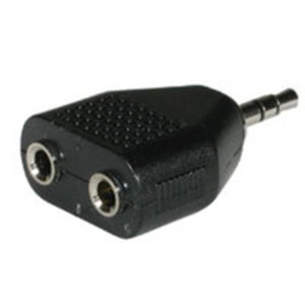 C2G 3.5mm Stereo M / Dual 3.5mm Stereo F 3.5mm Stereo M 2x 3.5mm Stereo F Черный кабельный разъем/переходник