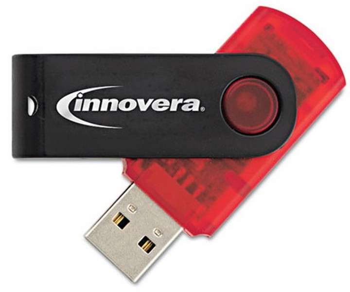 Innovera IVR37632 32GB USB 2.0 Schwarz, Rot USB-Stick