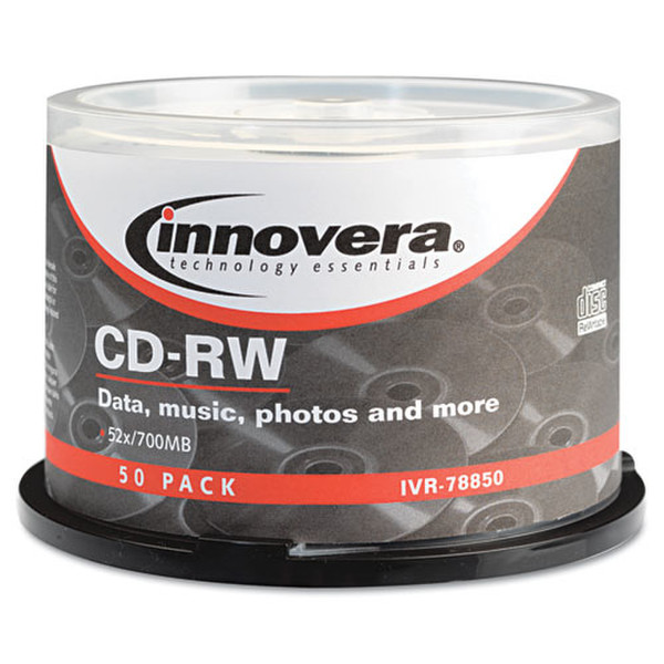 Innovera IVR78850 CD-RW 700МБ 50шт чистые CD