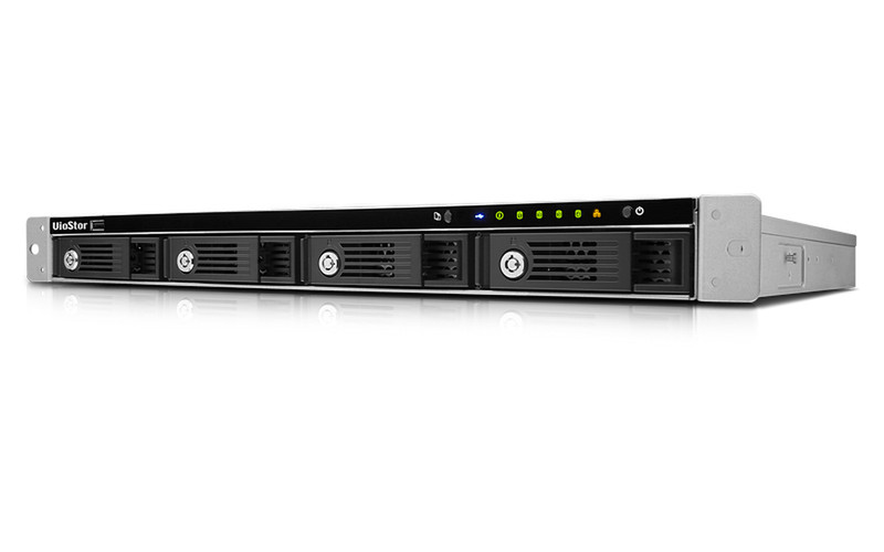 QNAP VS-4108U-RP PRO+ 1U Черный network video recorder