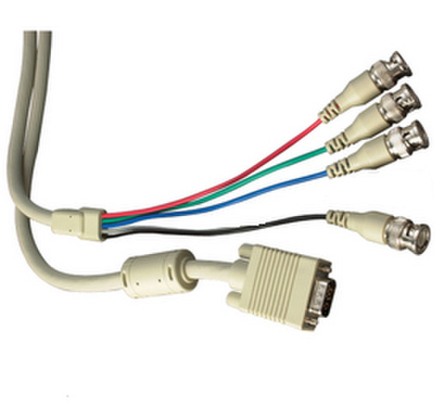 Videk 2113 2м VGA (D-Sub) Белый адаптер для видео кабеля
