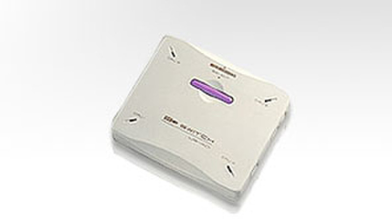 Aten 4-Port USB Peripheral Switch 480Мбит/с Белый хаб-разветвитель