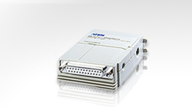 Aten Bidirectional Serial / Parallel Converter RS-232 Centronics C-36 Белый кабельный разъем/переходник
