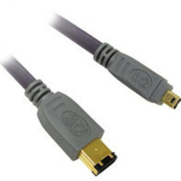 C2G 4.5m Ultima IEEE-1394 Firewire® Cable 6-pin/4-pin 4.5м Серый FireWire кабель