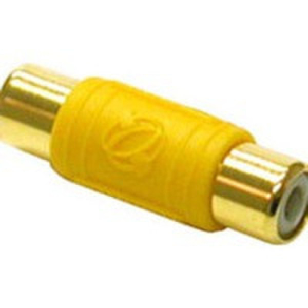 C2G 75-Ohm RCA Video Coupler RCA RCA Желтый кабельный разъем/переходник