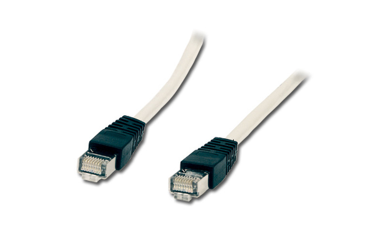 Connectland RJ45-FTP-5E-CR-1M 1m Cat5e F/UTP (FTP) Beige networking cable