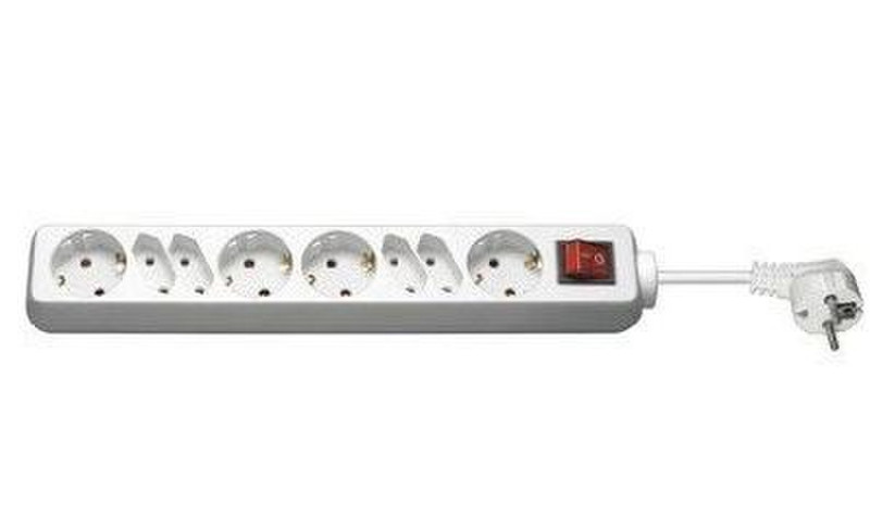 1aTTack 7512918 8AC outlet(s) 1.4m White power extension