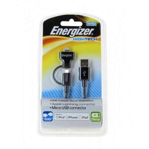 Energizer LCAEHUSYDUAL2 USB cable