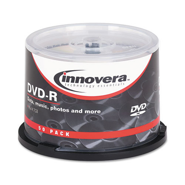Innovera IVR46850 4.7ГБ DVD-R 50шт чистый DVD