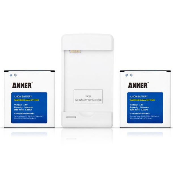 Anker AK-70SMGLXS4-S12P1EA Lithium-Ion 2600mAh 3.8V rechargeable battery