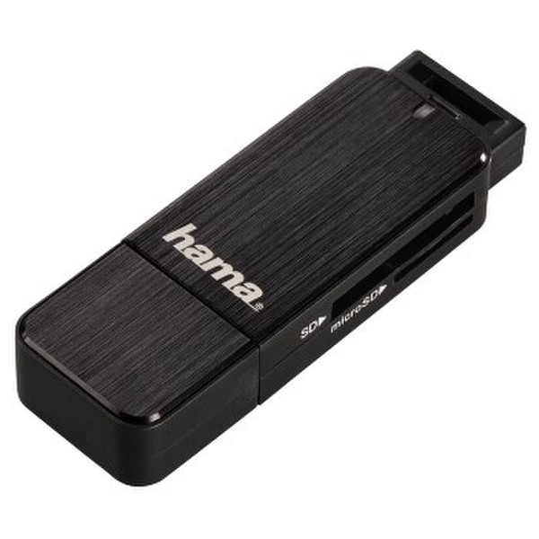 Hama 00123901 USB 3.0 Schwarz Kartenleser