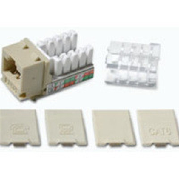 C2G Cat6 Keystone Jack Ivory RJ-45 Elfenbein Drahtverbinder