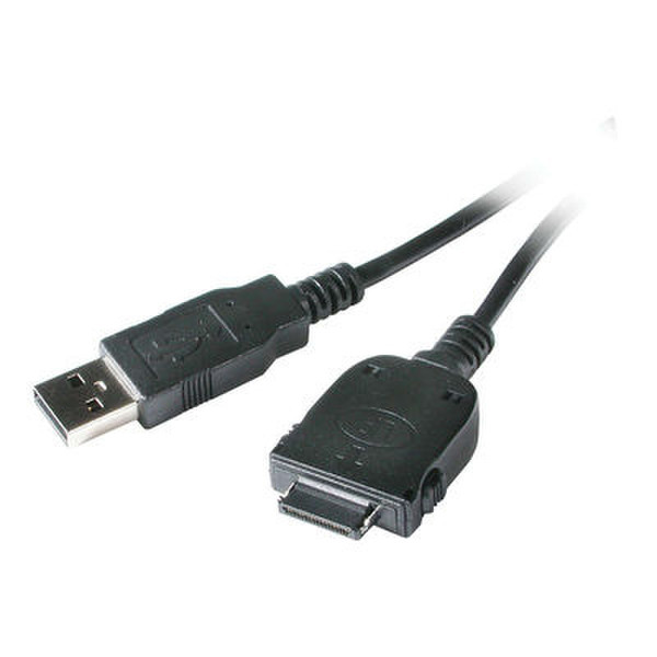 C2G USB to Ipaq 3800/3900 Series Sync and Charging Cable Черный дата-кабель мобильных телефонов