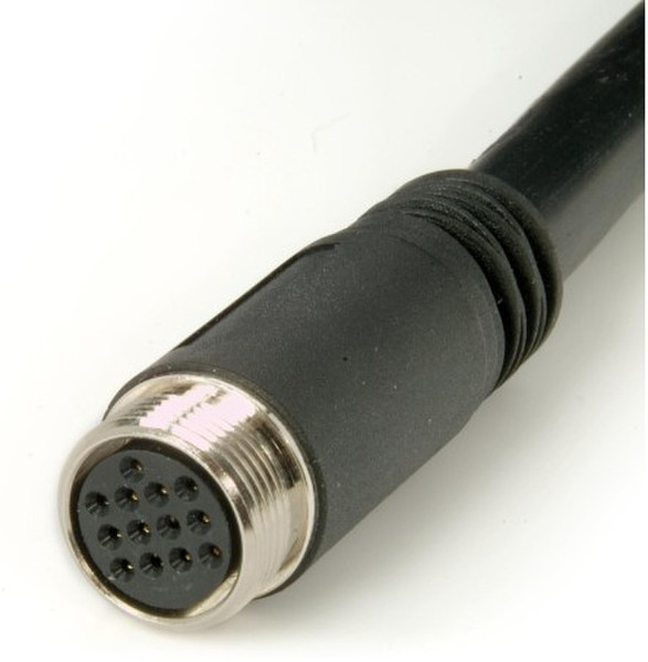 Kindermann 7484000010 10m 13-Pin 13-Pin Black coaxial cable
