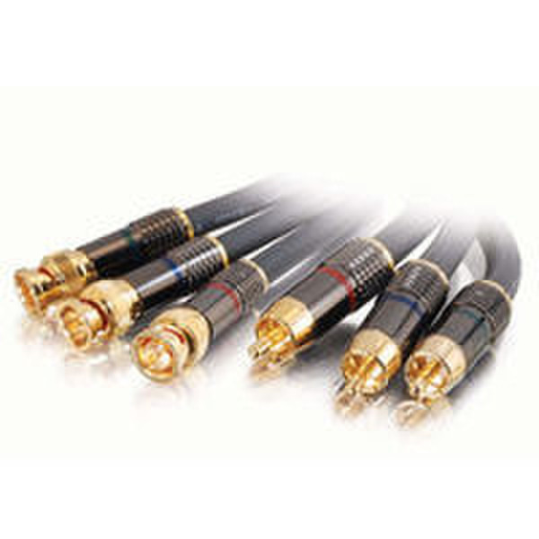 C2G 3ft SonicWave™ RCA Type - BNC Component Video Cable 0.9m 3 x RCA Grau