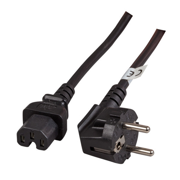 EFB Elektronik EK526.1,8 1.8м C15 coupler Черный кабель питания