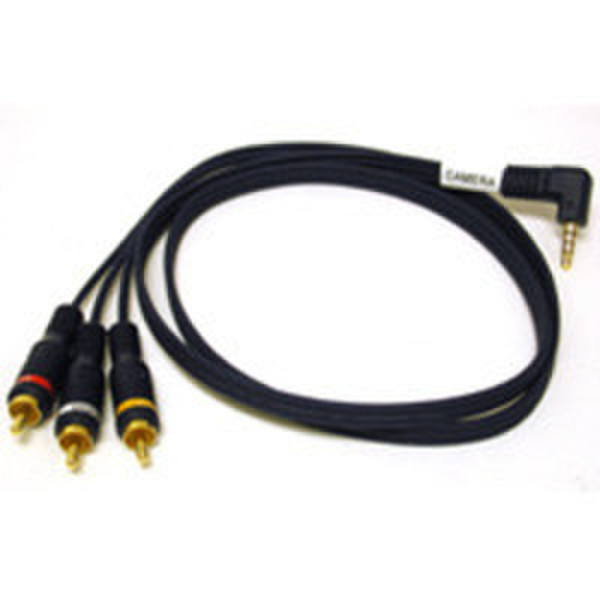 C2G 6ft Velocity™ Camcorder Audio/Video Cable 1.82м 3 x RCA Синий