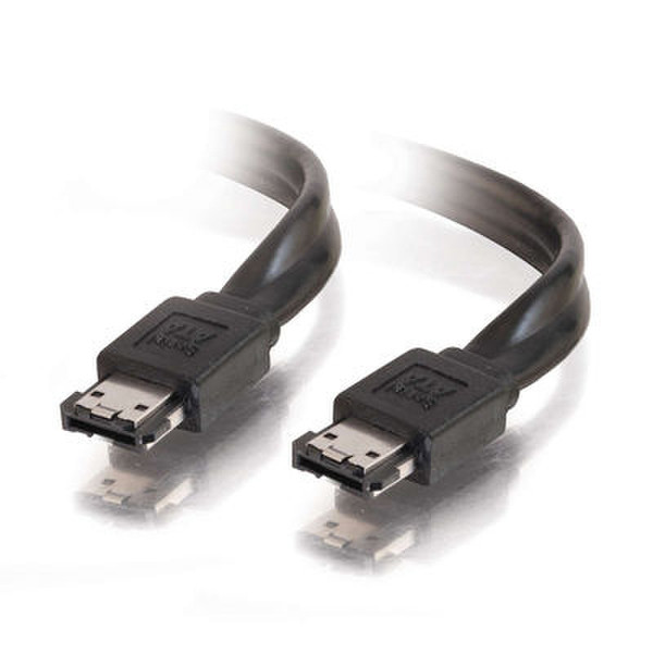 C2G 1m External Serial ATA Cable 1m eSATA eSATA Black SATA cable