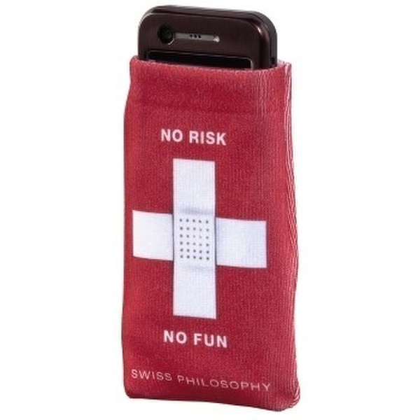 J-Straps Mobile Phone Holster, no risk, no fun Red