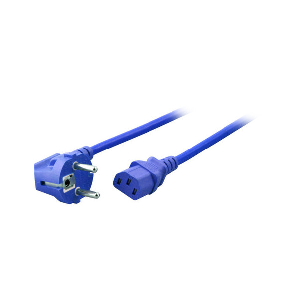 EFB Elektronik EK588BL.1,8 1.8m Power plug type F C13 coupler Blue power cable