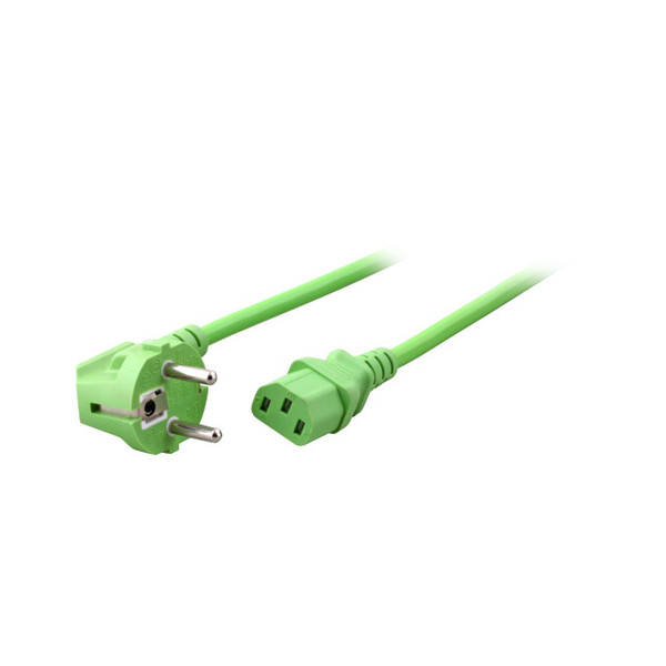 EFB Elektronik EK588GN.1,8 1.8m Power plug type F C13 coupler Green power cable