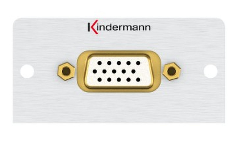 Kindermann 7444000801 VGA VGA Разноцветный кабельный разъем/переходник