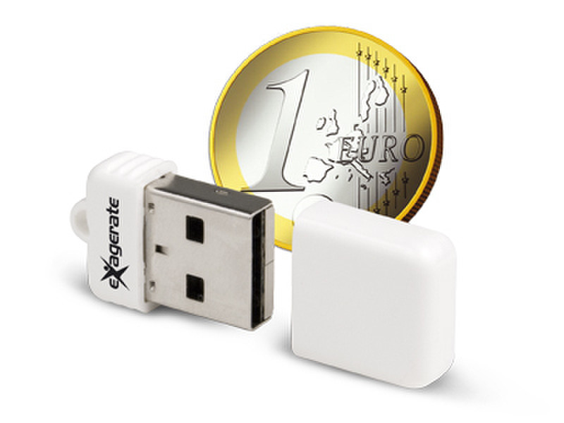 Hamlet XZONE04GBW 4GB USB 2.0 Type-A White USB flash drive