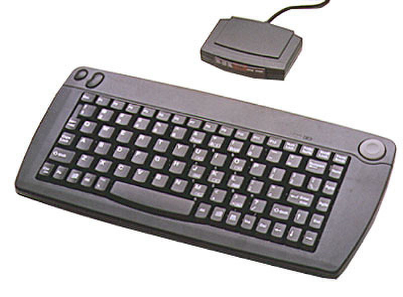 Adesso Wireless Mini keyboard + Cursor Pad Беспроводной RF QWERTY Черный клавиатура